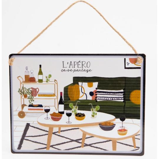 nastenna obraz vesely vintage kovovy historicky kuchynsky obyvackovy taliansky aperol jedinecna historicka dekoracia nasten.jpg